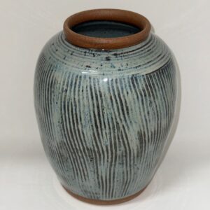 Vase – Large brown textured